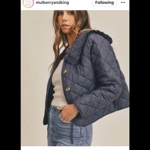 NWT quilted coat sold out twice. Adorable!